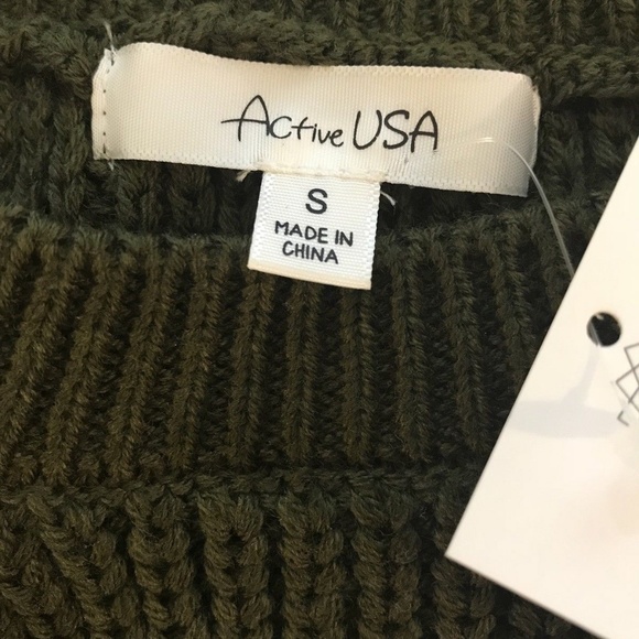 Long Sleeve Ribbed Knit Cold Shoulder Sweater - Picture 5 of 7